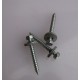 Vijak A2 - Inox s podložko fi 19 / za les / 6,5x50